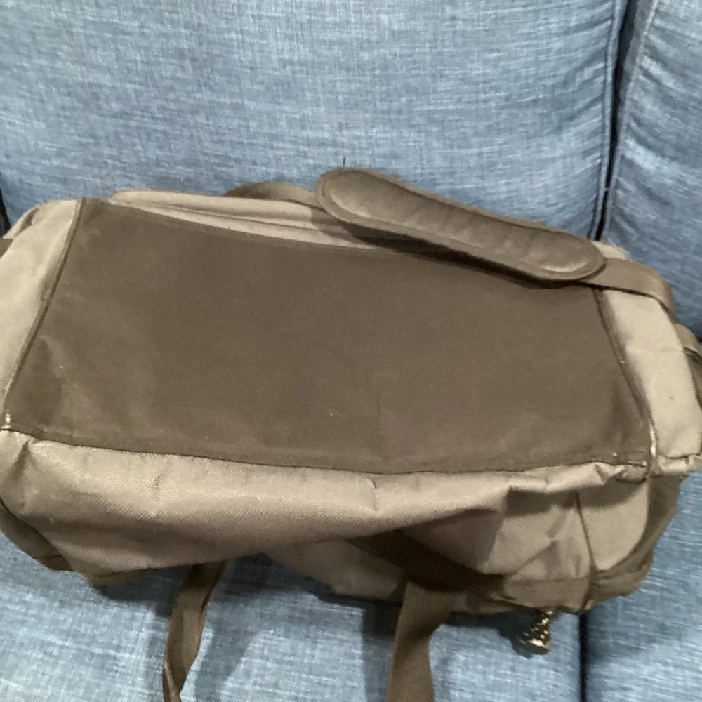 Eddie Bauer Duffle Bag Gym Bag w/ Strap Black  Travel Luggage